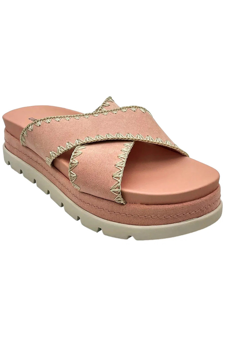 Urban Sport Women's Beck Fashion Footbed Sandal Pink - Medium